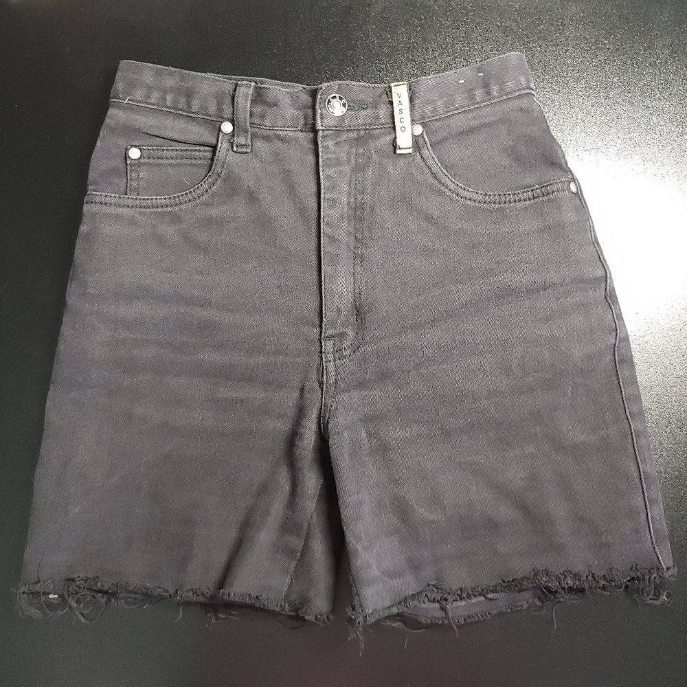 Vasco High Waist Denim Cutoff Shorts